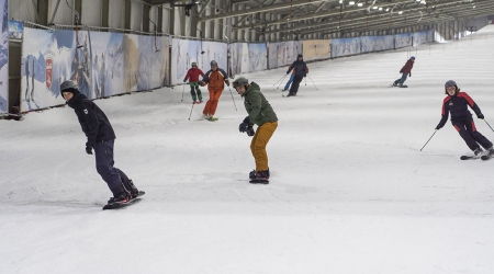 Leren skiën in Nederland